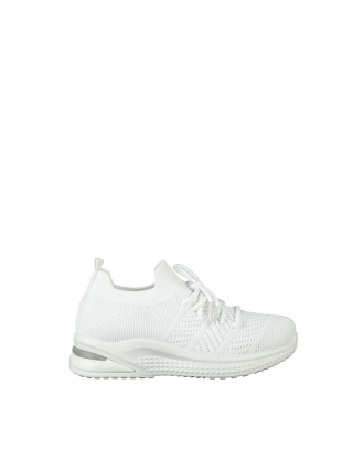 Παιδικά Αθλητικά Παπούτσια, Παιδικά αθλητικά παπούτσια  λευκά από ύφασμα Kimmy - Kalapod.gr